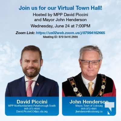 Town Hall Graphic – Cobourg – June 24