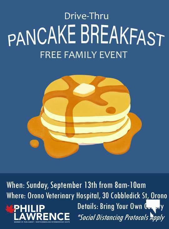 Pancake Breakfast Ad, Orono