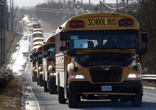 School Bus Convoy December 17, 202028
