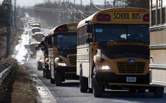School Bus Convoy December 17, 202029