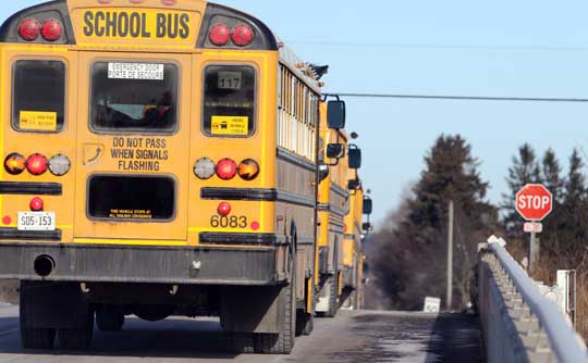 School Bus Convoy December 17, 202030