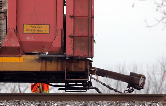 train Cobourg December 26, 202074