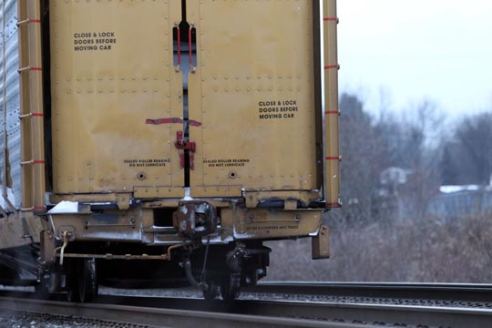 train Cobourg December 26, 202077