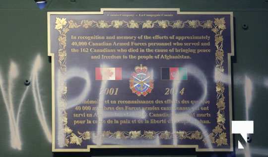 Afghanistan Memorial Defaces in Cobourg January 3, 2021170