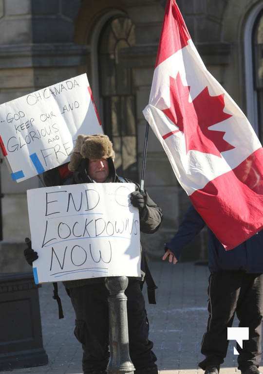 Protest Cobourg January 23231, 2021