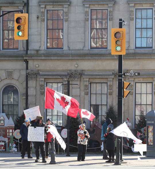 Protest Cobourg January 23233, 2021