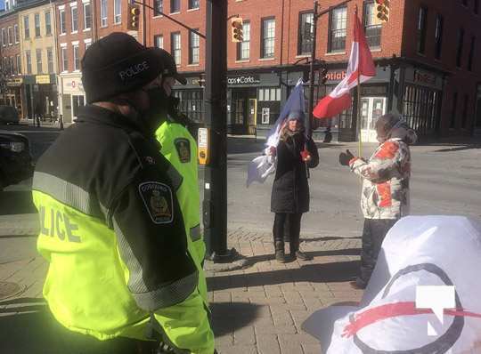 Protest Cobourg January 23235, 2021