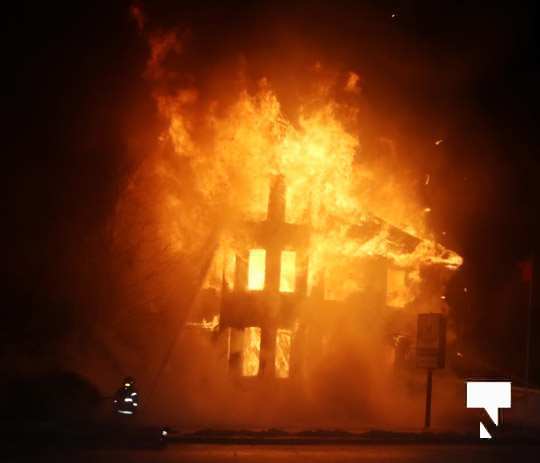 structure fire Colborne January 22130, 2021