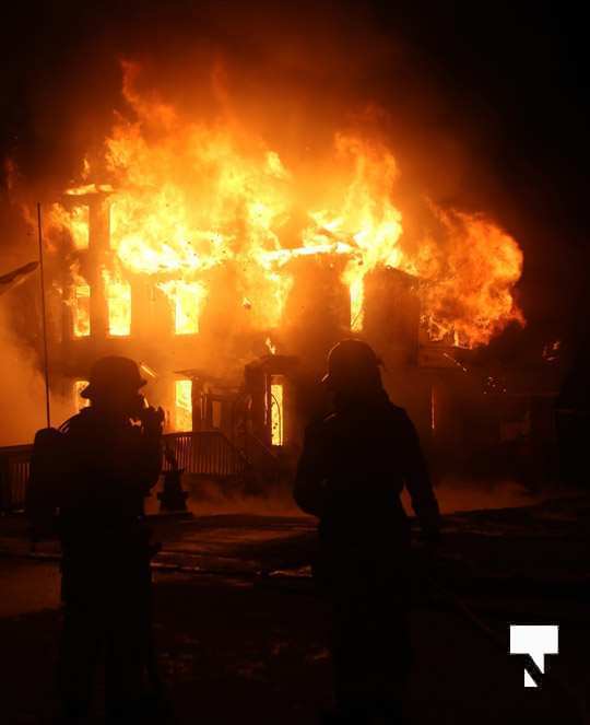 structure fire Colborne January 22132, 2021