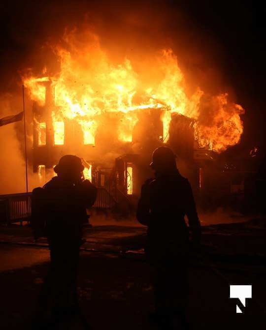 structure fire Colborne January 22133, 2021