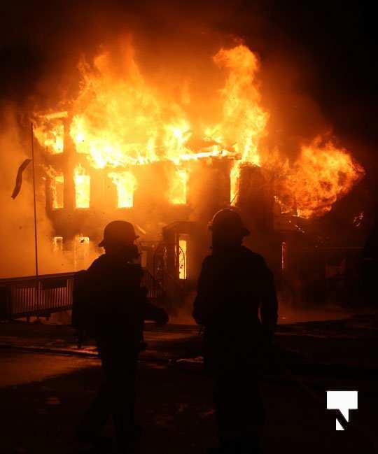 structure fire Colborne January 22134, 2021