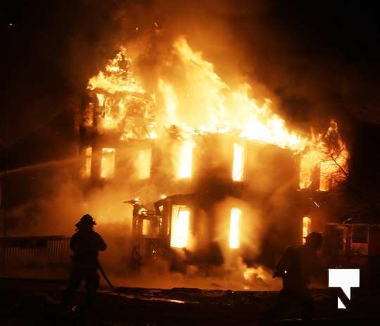 structure fire Colborne January 22136, 2021