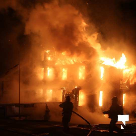 structure fire Colborne January 22137, 2021