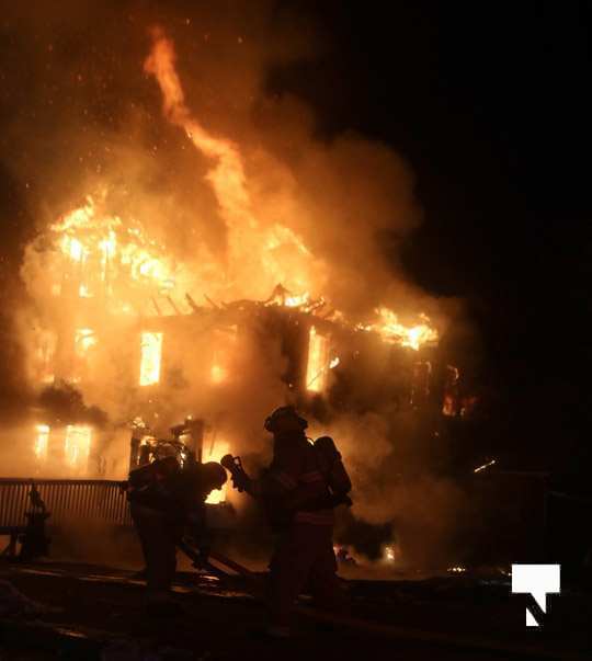 structure fire Colborne January 22141, 2021