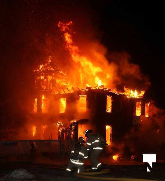 structure fire Colborne January 22143, 2021