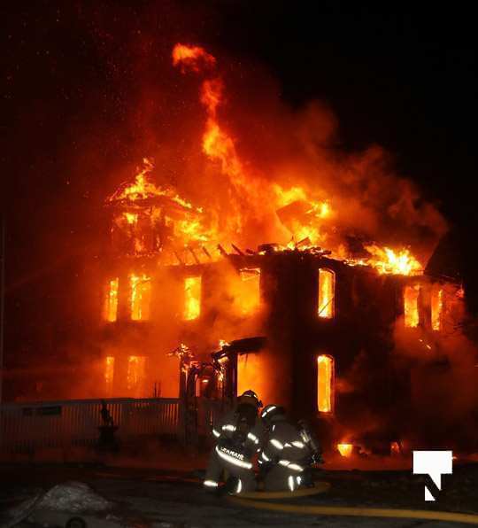 structure fire Colborne January 22144, 2021