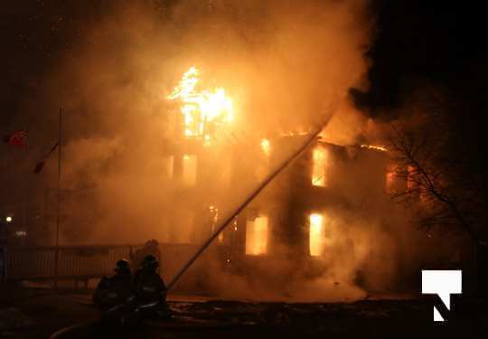 structure fire Colborne January 22147, 2021