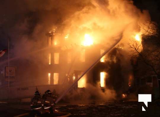 structure fire Colborne January 22149, 2021