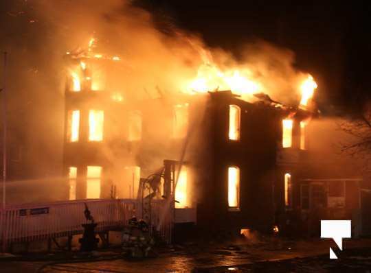 structure fire Colborne January 22150, 2021