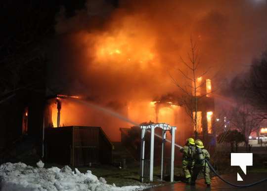 structure fire Colborne January 22153, 2021