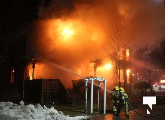 structure fire Colborne January 22154, 2021