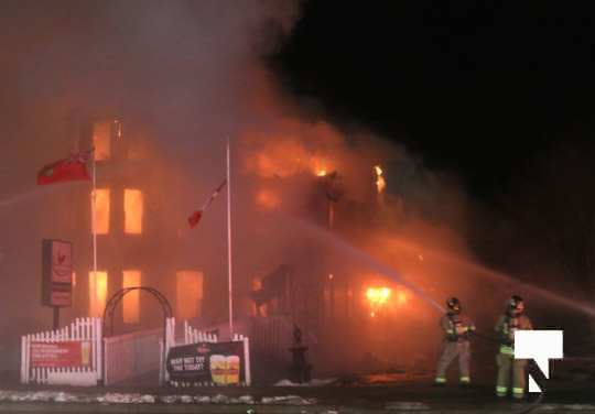 structure fire Colborne January 22161, 2021