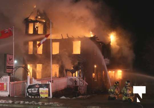structure fire Colborne January 22163, 2021