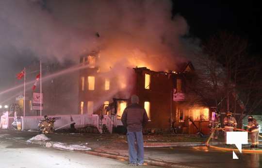 structure fire Colborne January 22164, 2021