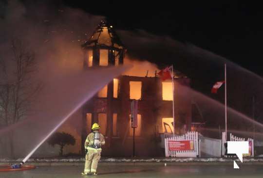 structure fire Colborne January 22165, 2021