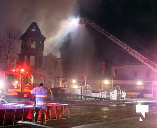 structure fire Colborne January 22184, 2021