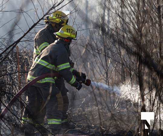 Brush Fire Highway 401 Cobourg March 21, 2021621