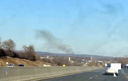 Brush Fire Highway 401 Cobourg March 21, 2021643