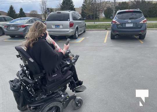 Wheelchair Cobourg April 22, 20211639