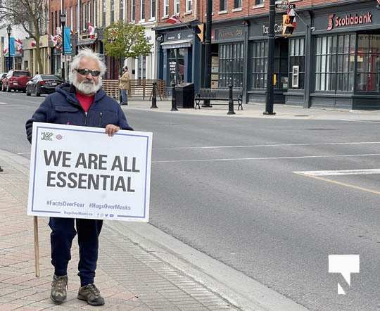 Protest Victoria Hall Cobourg May 8, 20211989