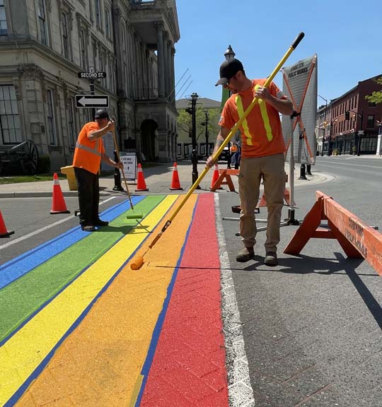 Rainbow crosswalk June 1, 20212592