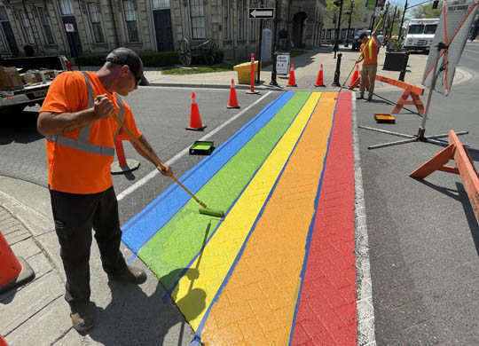 Rainbow crosswalk June 1, 20212594