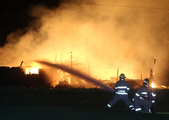 Barn fire Cramahe Township August 10, 2021, 20210538