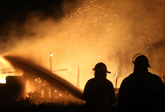 Barn fire Cramahe Township August 10, 2021, 20210541