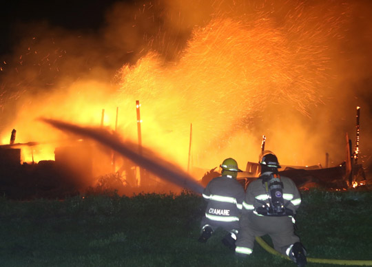 Barn fire Cramahe Township August 10, 2021, 20210542