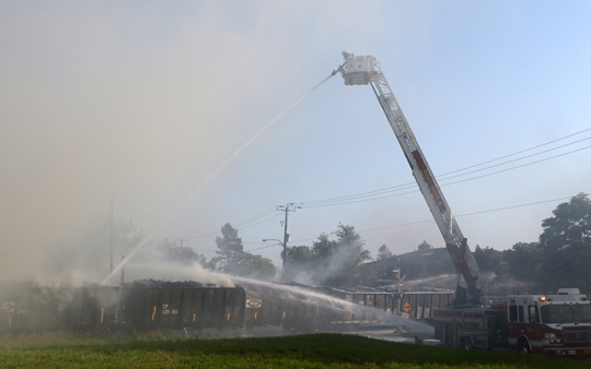 Port Hope Railway Tie Fire August 4, 2021, 20210379