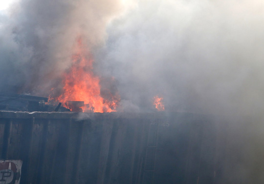 Port Hope Railway Tie Fire August 4, 2021, 20210390