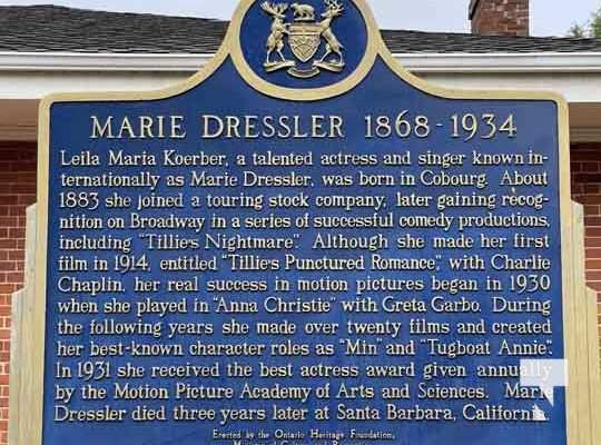 Marie Dressler Museum Cobourg September 23, 20210513