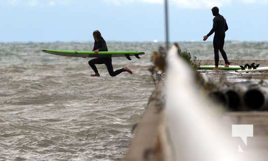 Surfing Cobourg September 26, 202154