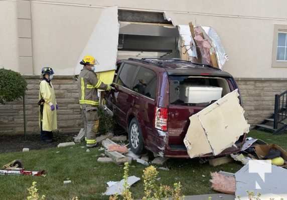 Van Crashes Through Wall Cobourg September 11, 20210015