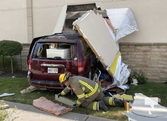 Van Crashes Through Wall Cobourg September 11, 20210016