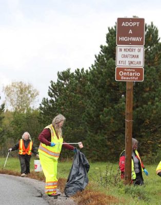 Highway of Heroes Clean Port Hope October 16, 2021146