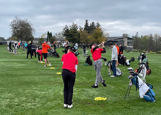 Jacob Shannon & Aidan warming up OFSAA