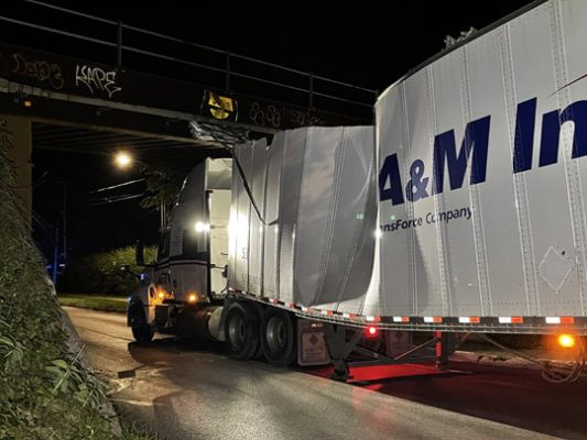 Stuck Tractor Trailer Cobourg October 24, 2021025