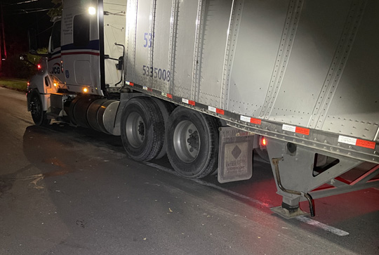 Stuck Tractor Trailer Cobourg October 24, 2021028