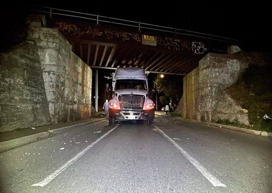 Stuck Tractor Trailer Cobourg October 24, 2021030